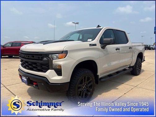 White Sand 2026 Chevrolet Silverado 1500 Custom Trail Boss