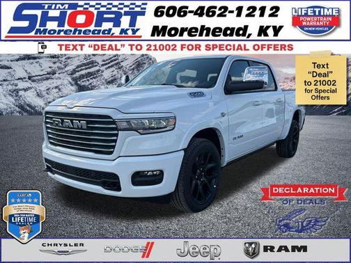 Bright White Clearcoat 2026 RAM 1500 Laramie