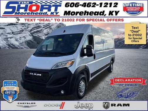Bright White Clearcoat 2024 RAM ProMaster 3500 High Roof