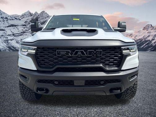 Bright White Clearcoat 2026 RAM 1500 RHO Crew Cab 4x4 5'7' Box