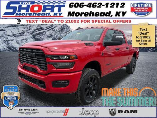 Flame Red Clearcoat 2026 RAM 2500 Big Horn Crew Cab 4x4 6'4' Box