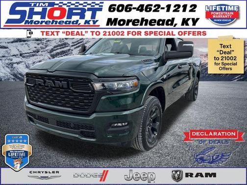 Serrano Green Metallic 2026 RAM 1500 Big Horn/Lone Star