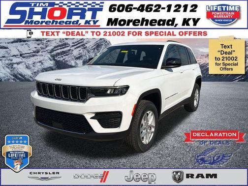 Bright White Clearcoat 2026 Jeep Grand Cherokee Laredo