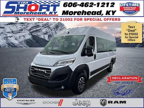 Bright White Clearcoat 2024 RAM ProMaster 3500 High Roof