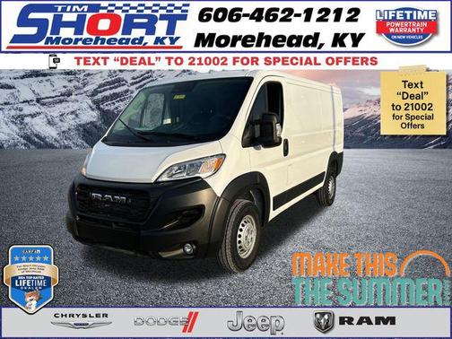 Bright White Clearcoat 2025 RAM ProMaster 1500 Low Roof