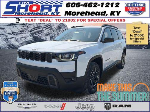 Bright White Clearcoat 2026 Jeep Cherokee Laredo 4x4