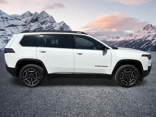 Bright White Clearcoat 2026 Jeep Cherokee Laredo 4x4