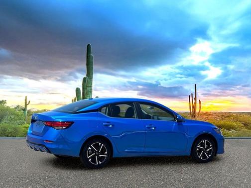 Electric Blue 2025 Nissan Sentra SV