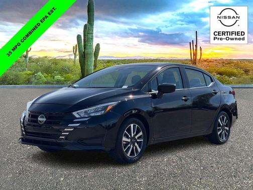Super Black 2025 Nissan Versa 1.6 SV