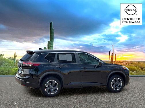 Super Black 2025 Nissan Rogue SV