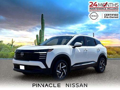 Aspen White 2025 Nissan Kicks SV