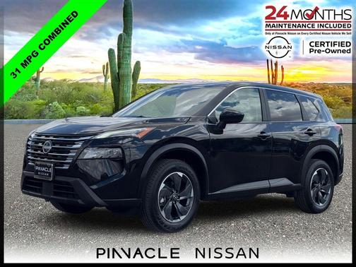 Super Black 2025 Nissan Rogue SV