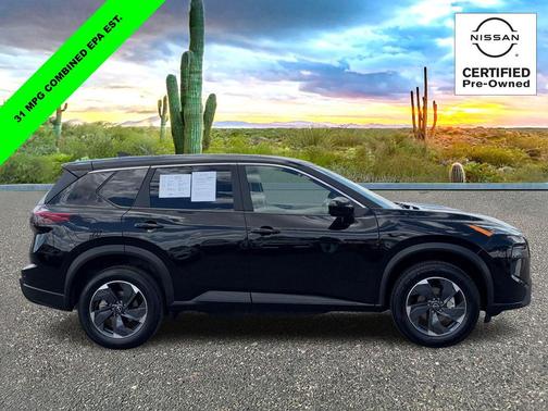 Super Black 2025 Nissan Rogue SV