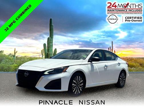 Glacier White 2025 Nissan Altima 2.5 SV