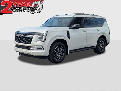 Aspen White Tricoat 2025 Nissan Armada SL 2WD