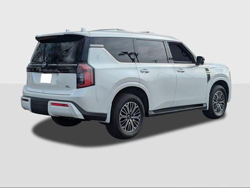 Aspen White Tricoat 2025 Nissan Armada SL 2WD