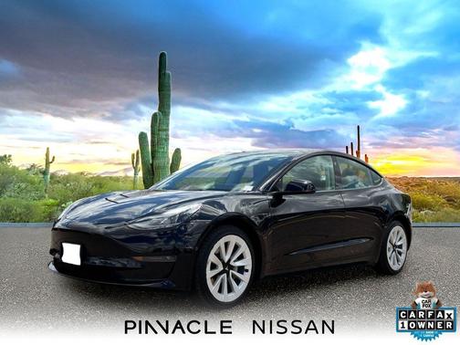 Solid Black 2022 Tesla Model 3 Standard Range