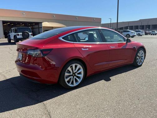 Red Multi-Coat 2018 Tesla Model 3 Long Range