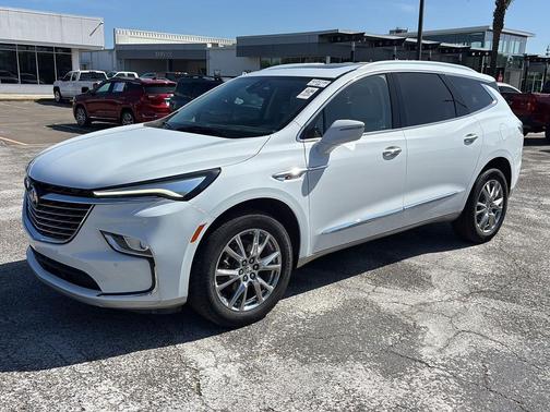 Summit White 2023 Buick Enclave Essence AWD