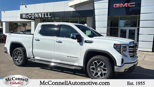 Summit White 2026 GMC Sierra 1500 SLT Truck