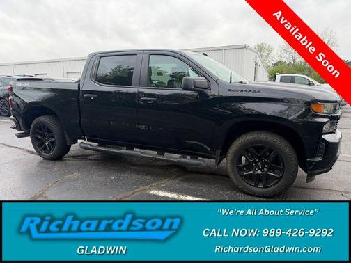 Black 2020 Chevrolet Silverado 1500 Custom