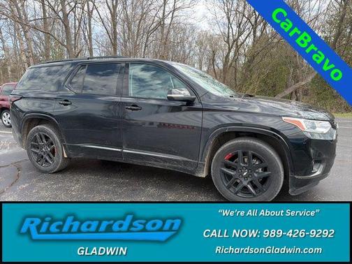 Mosaic Black Metallic 2021 Chevrolet Traverse Premier