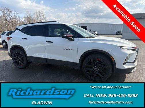 Summit White 2024 Chevrolet Blazer 3LT