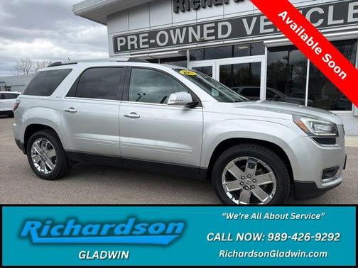 Quicksilver Metallic 2017 GMC Acadia Limited Limited