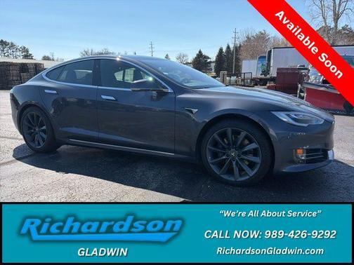 Deep Blue Metallic 2017 Tesla Model S 100D