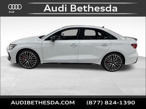 Glacier White Metallic 2026 Audi S3 TFSI quattro S tronic