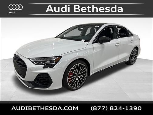 Glacier White Metallic 2026 Audi S3 TFSI quattro S tronic