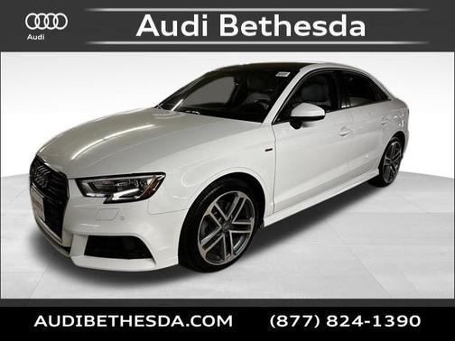 White 2018 Audi A3 2.0T Premium