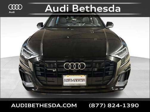 Mythos Black Metallic 2023 Audi Q8 55 Prestige