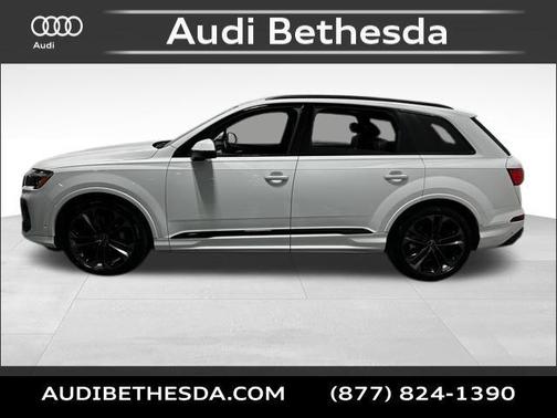 Glacier White Metallic 2025 Audi Q7 55 Prestige