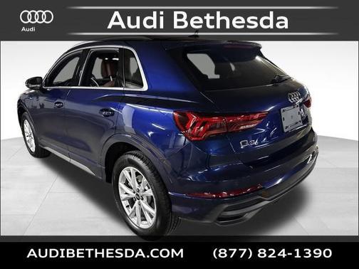 Blue Metallic 2025 Audi Q3 45 S line Premium Plus