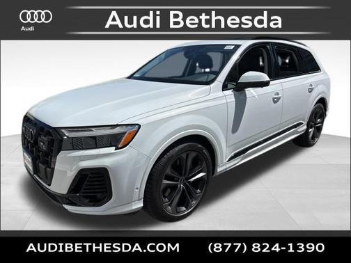 Glacier White Metallic 2026 Audi Q7 55 Premium Plus