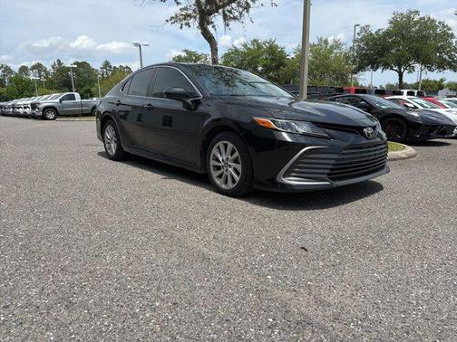 Midnight Black Metallic 2022 Toyota Camry LE