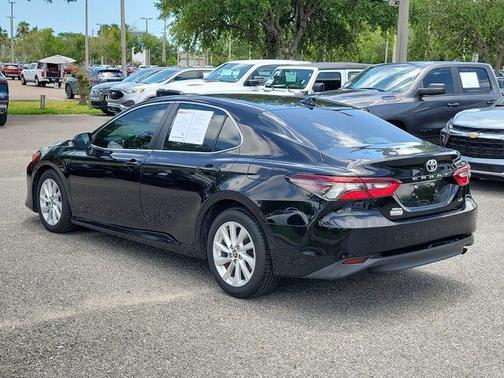 Midnight Black Metallic 2022 Toyota Camry LE