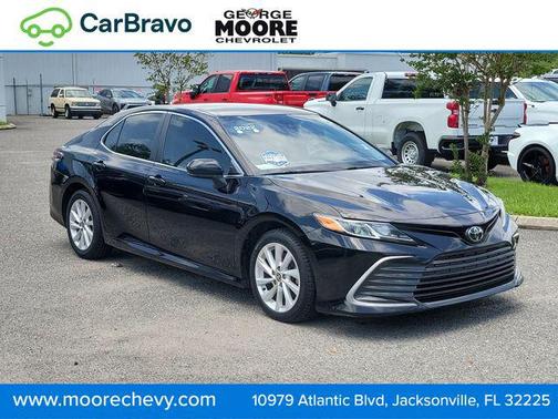 Midnight Black Metallic 2022 Toyota Camry LE