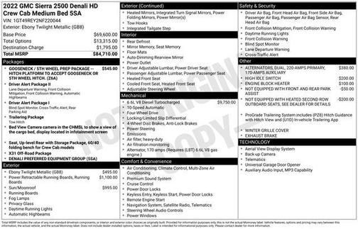 2022 GMC Sierra 2500 Denali