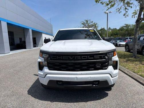 Summit White 2024 Chevrolet Silverado 1500 Custom