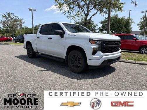 Summit White 2024 Chevrolet Silverado 1500 Custom