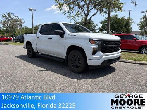 Summit White 2024 Chevrolet Silverado 1500 Custom