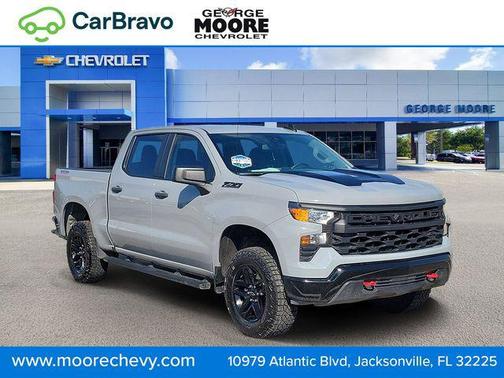 Slate Gray Metallic 2025 Chevrolet Silverado 1500 Custom Trail Boss