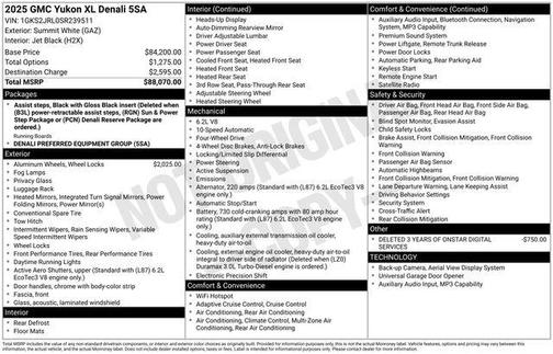 2025 GMC Yukon XL Denali
