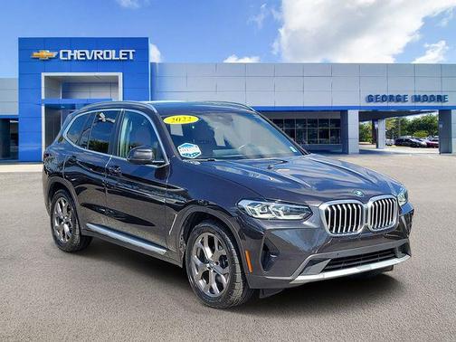 Dark Graphite Metallic 2022 BMW X3 sDrive30i