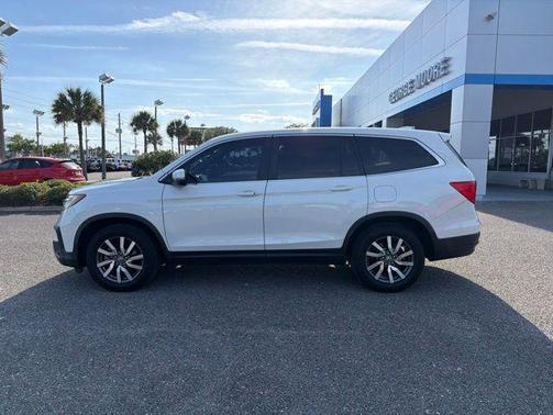 Platinum White Pearl 2020 Honda Pilot 2WD EX-L