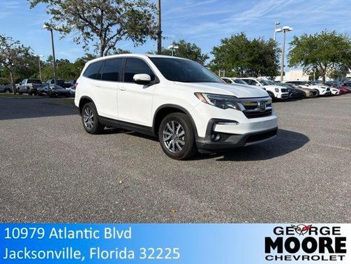 Platinum White Pearl 2020 Honda Pilot 2WD EX-L