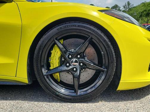 Accelerate Yellow Metallic 2024 Chevrolet Corvette E-Ray RWD Convertible 3LZ