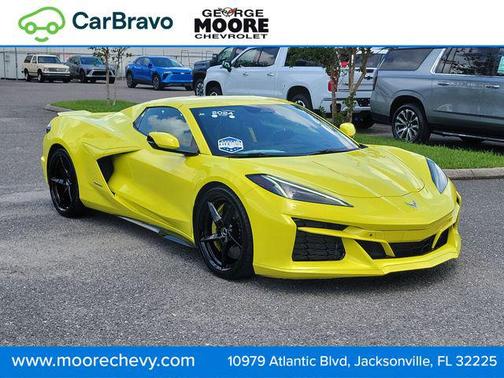 Accelerate Yellow Metallic 2024 Chevrolet Corvette E-Ray RWD Convertible 3LZ